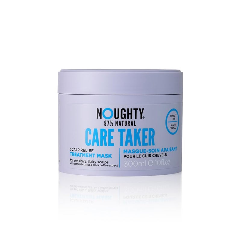 Noughty 97% Natural Care Taker Scalp Relief Treatment Mask to Soothe Scalp and Calm Irritation with Oatmeal Extract and Black Coffee Extract, Sulfate Free Vegan Haircare 10fl.oz - Image 1