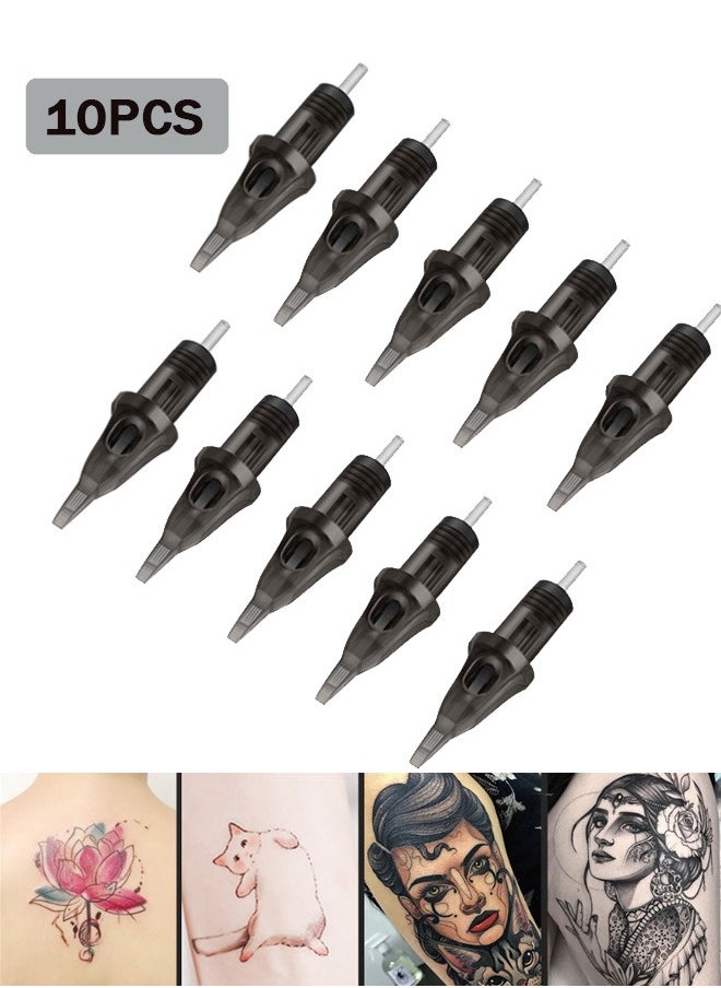 GMORO 10 Pcs Tattoo Professional Needle Equipment Disposable Tattoo Needle,1209RM Tattoo Cartridge Needles Lined Professional Tattoo Needles for Spinning Tattoo Pens  - Image 1