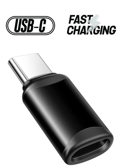 USB C Male to Lightning Female Adapter for iPhone 15 Series and iPad Air, Compatible with Samsung, Supports Charging and Data Transfer, Type C Connector Cable