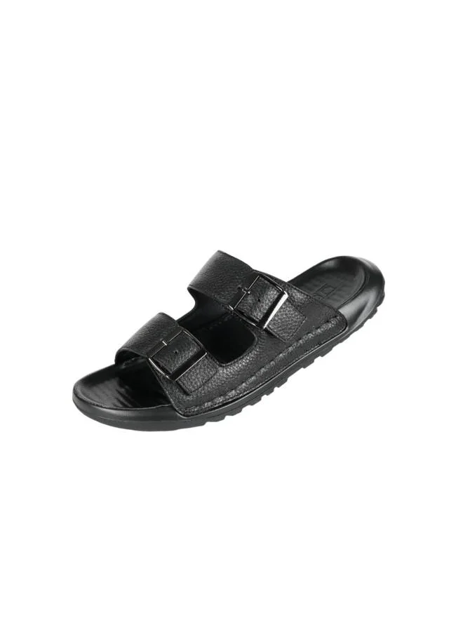 بارجيل أونو 008-3632 Barjeel Uno Mens Casual Sandals 23218-2 Black