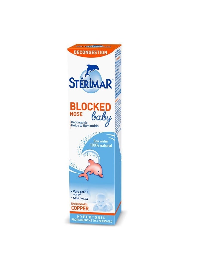 Blocked Nose Hypertonic Baby Nasal Spray From 3 Months to 3 Years 50ml