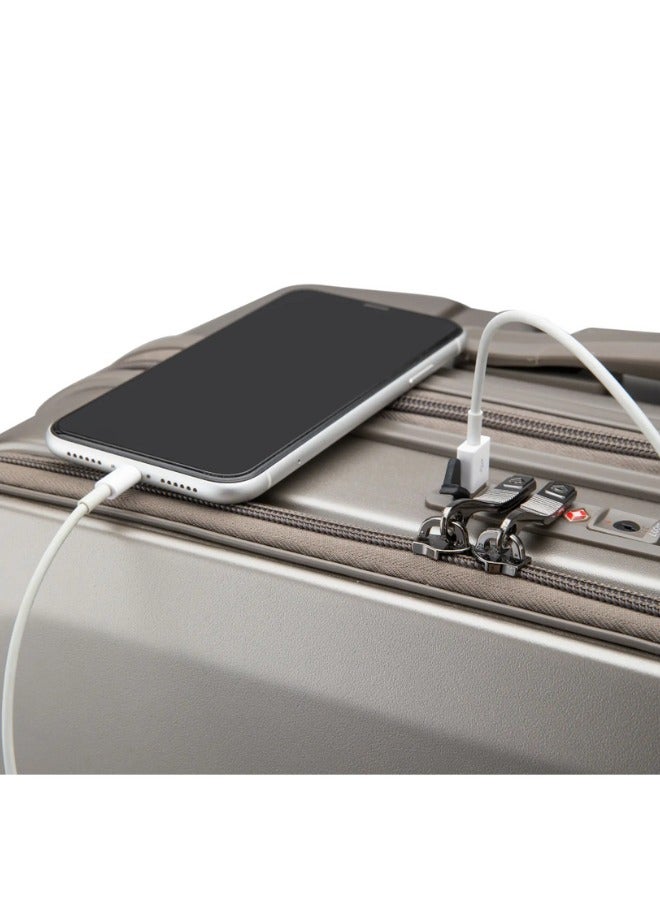 Vearge Hideside Luggage Set of 3 Hideside Duble Zipper