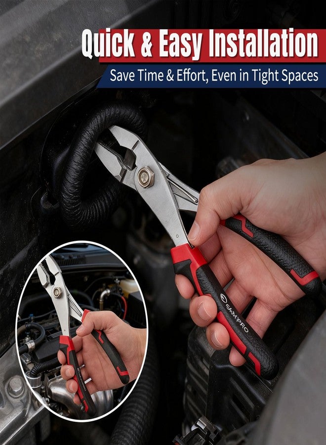 ColumPRO Multi-Directional Hose Clamp Pliers - Heavy Duty Spring Clamp Tool for Fuel Lines, Radiator & Coolant Hoses, Quick Install, Strong Grip & Durable Steel Construction - Image 2