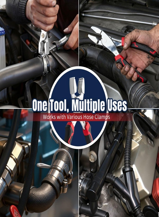 ColumPRO Multi-Directional Hose Clamp Pliers - Heavy Duty Spring Clamp Tool for Fuel Lines, Radiator & Coolant Hoses, Quick Install, Strong Grip & Durable Steel Construction - Image 4