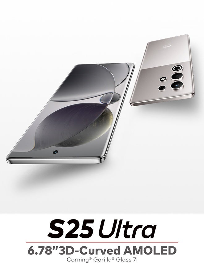 إيتيل S25 ألترا ثنائي الشريحة بريموا أسود 8+8 جيجابايت رام 256 جيجابايت 4G مع سماعات 11 (قد يختلف لون الهدية) - Image 5