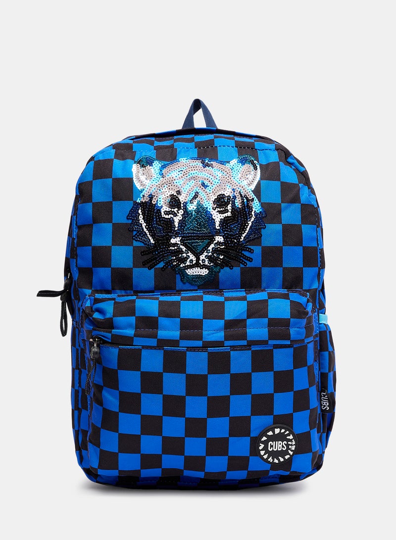 CUBS Boys Sequin Tiger Backpack - Image 1