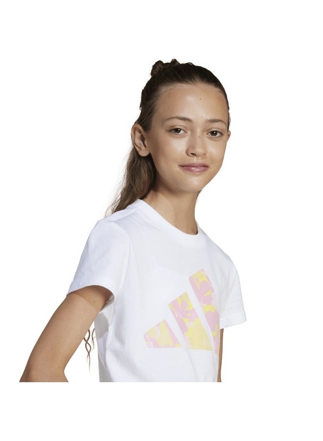 adidas Originals seasonal essentials flower juniors women t-shirt - Image 5