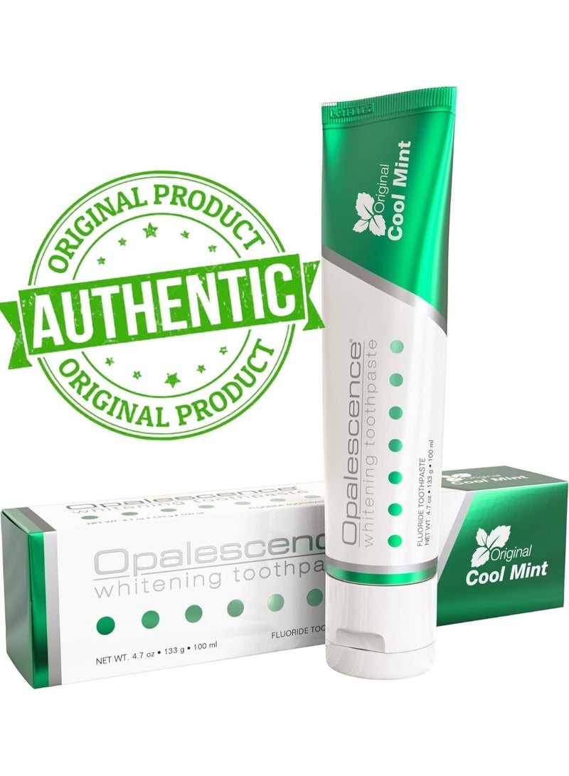 Opalescence Whitening Toothpaste – 4.7 oz (Pack of 1) | Fluoride Toothpaste for Daily Oral Care | Cool Mint Flavor | Removes Surface Stains & Strengthens Enamel – TP-5166-1 - Image 1