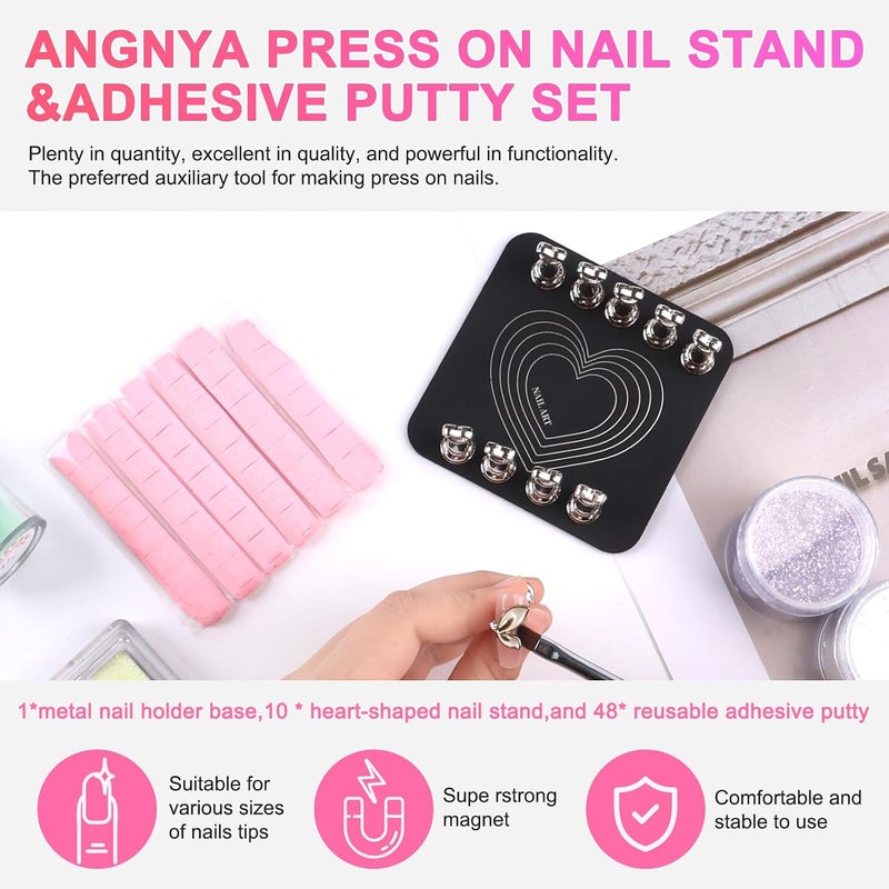 ANGNYA nail stand set (Grey) - Image 2