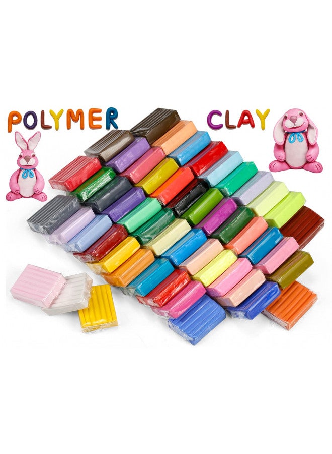 CiaraQ Polymer Clay-Oven Baked Modeling Clay with Sculpting Tools, Ideal for Sculpture, Crafting, DIY Projects, 50 Colors, 3.3 lbs - Image 3