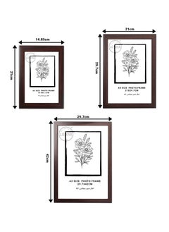 LOWHA Tabletop Photo Frame Horizontal and Vertical Formats for Wall with stand  - Image 2