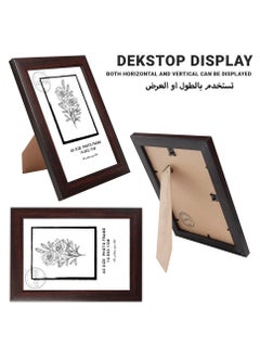 LOWHA Tabletop Photo Frame Horizontal and Vertical Formats for Wall with stand  - Image 3