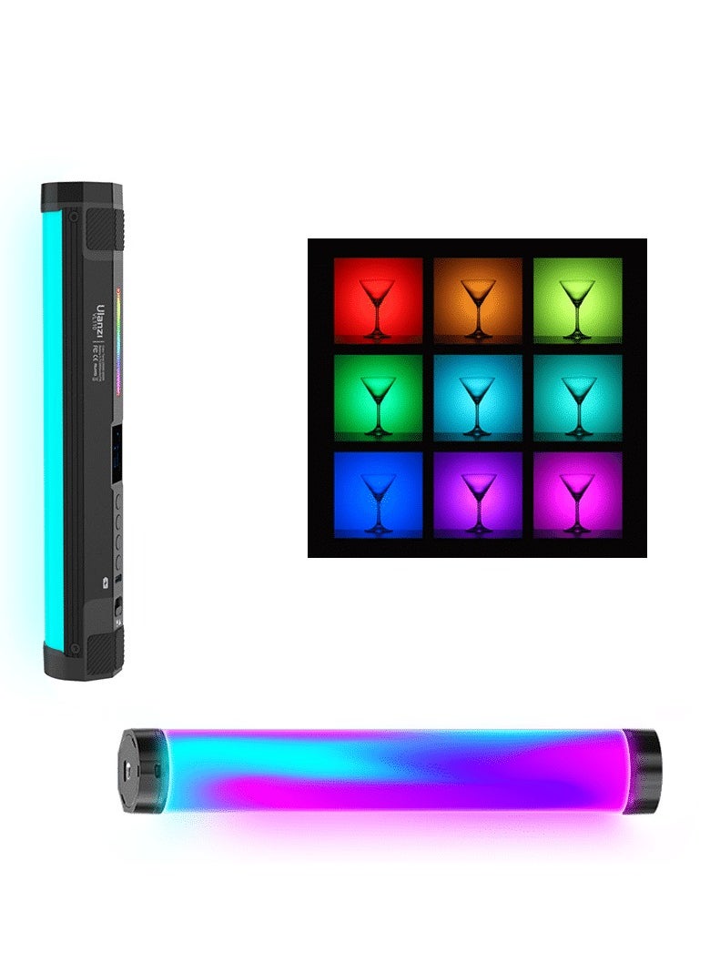 Ulanzi ULANZE LED Light Flash Tube Model: VL110 RGB: Tube-style LED flash by ULANZE featuring BI technology for enhanced lighting, model VL110 BI.  - Image 1