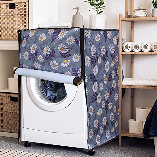 Lithara Waterproof Front Load Washing Machine Cover For 7 Kg, 7.2 Kg, 7.5 Kg, 8 Kg (Design_10) - Image 1
