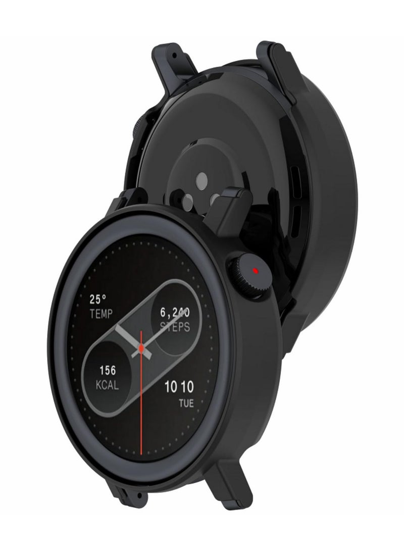 1PCS PC Hollow Case for CMF Watch Pro 2 Nothing Watch Pro 2 Protective Shell Cover Durable Bumper Guard Strap Protector Shockproof Smartwatch Accessories Black - Image 5