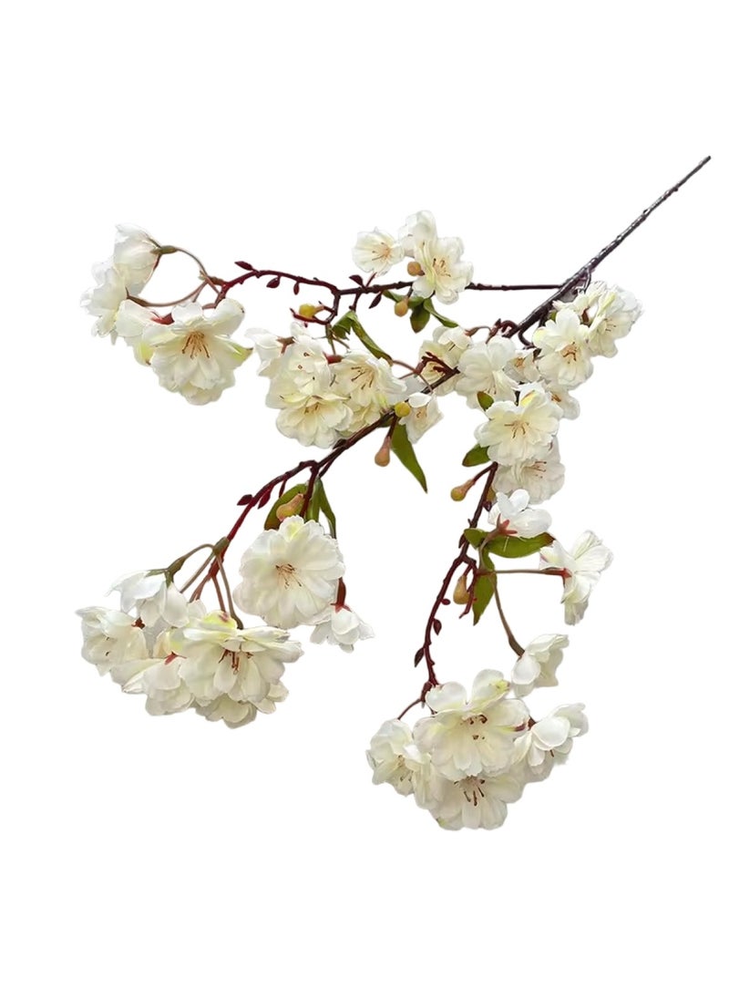 Huitich Cherry Blossom Artificial Flower Decor for Wedding Celebration White  - Image 1