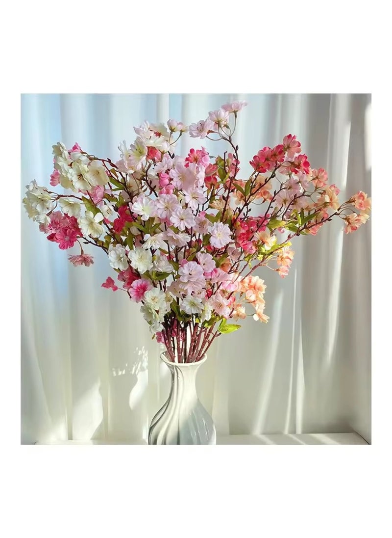 Huitich Cherry Blossom Artificial Flower Decor for Wedding Celebration White  - Image 2