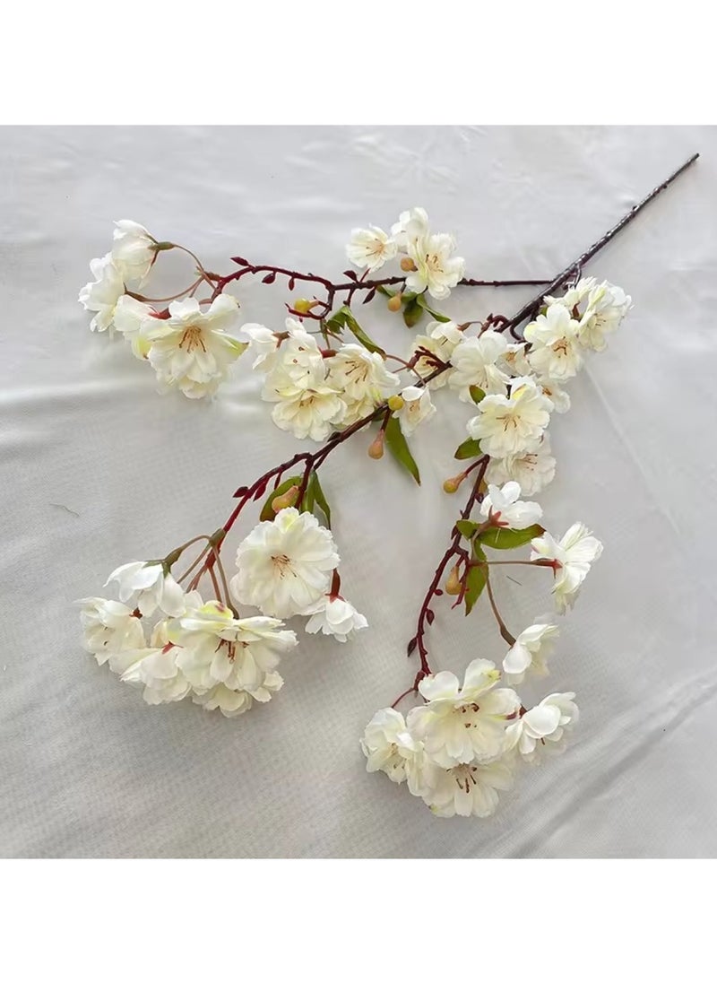 Huitich Cherry Blossom Artificial Flower Decor for Wedding Celebration White  - Image 3
