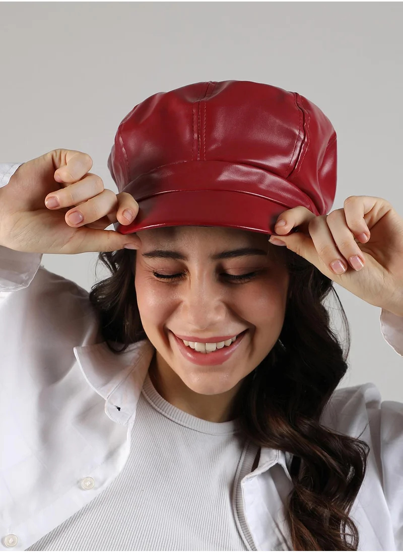 صوص هاوت Solid Bakerboy Hat - REd