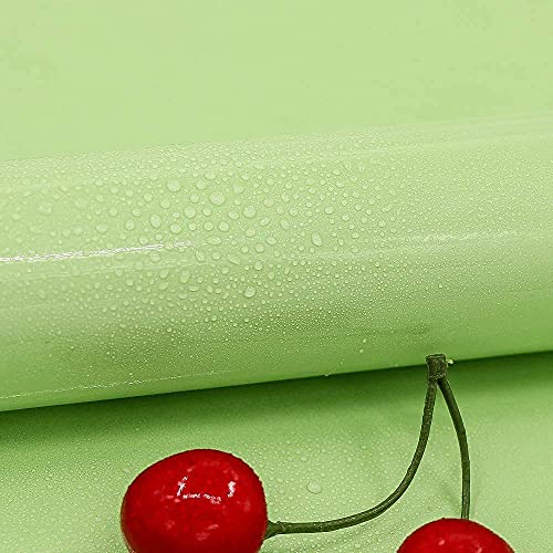 WALLTON - Green Gloss Peel and Stick Self-Adhesive Removable Thicken Waterproof for Kitchen Countertop Cabinet Wardrobe - 12''x''48 Inches - Image 5