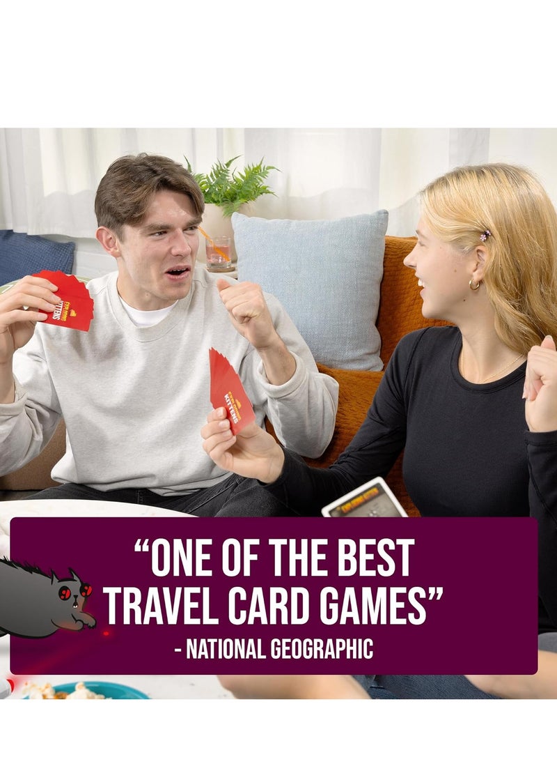 ARGT - Exploding Kittens Party Pack | Hilarious Card Game for 2-10 Players | Ages 7+ | Fast-Paced, Family-Friendly Party Game | Fun for Kids & Adults | Great for Game Night, Travel & Gifts | 15-Min Playtime - Image 1