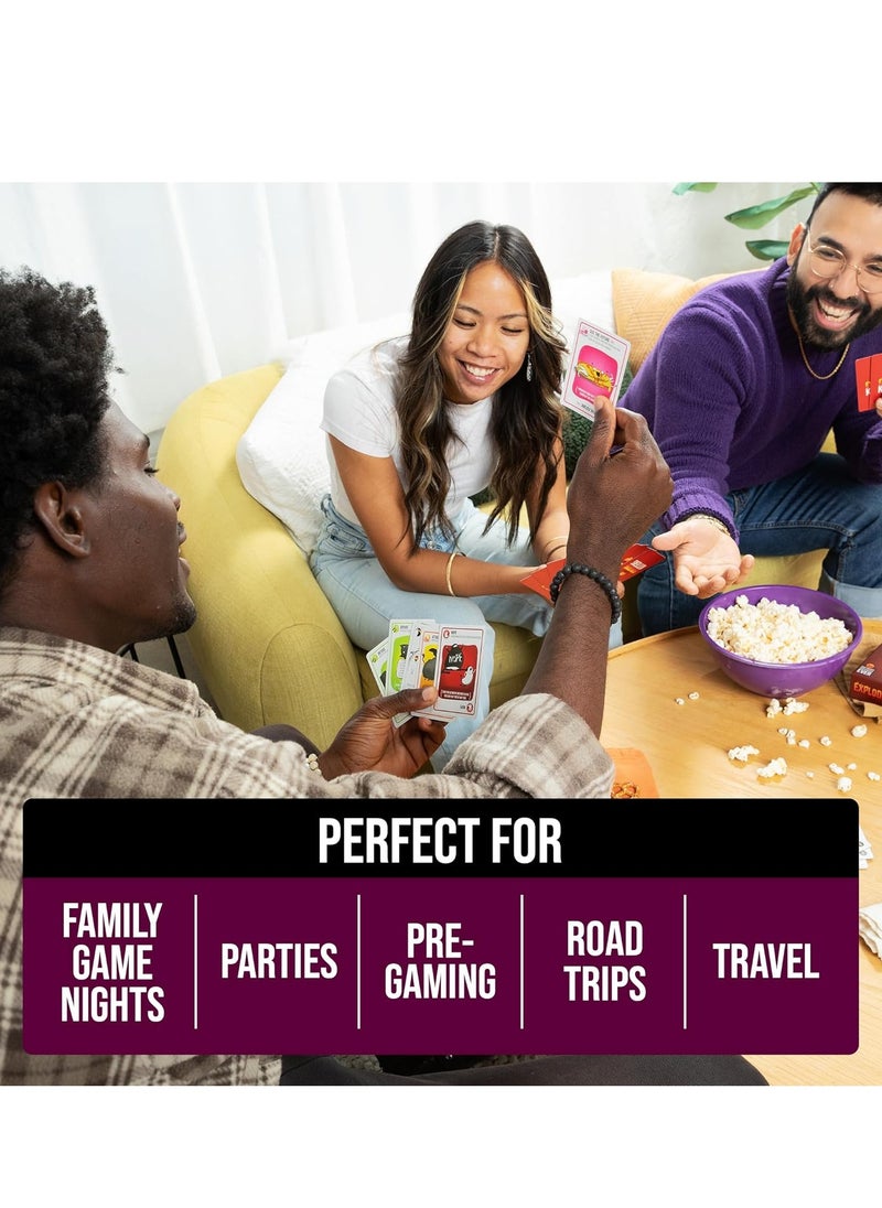 ARGT - Exploding Kittens Party Pack | Hilarious Card Game for 2-10 Players | Ages 7+ | Fast-Paced, Family-Friendly Party Game | Fun for Kids & Adults | Great for Game Night, Travel & Gifts | 15-Min Playtime - Image 1