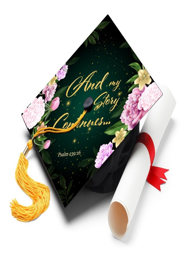ADVANSYNC And My Story Continues Graduation Cap Topper - Image 1