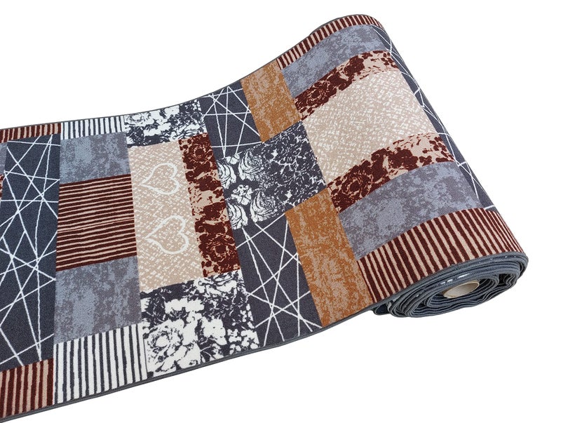 Mac Carpet Modern Style Machine Woven Corridors Rug Wide (57cm, 67cm, 80cm, 100cm, 120cm) (100cm, 260) - Image 1