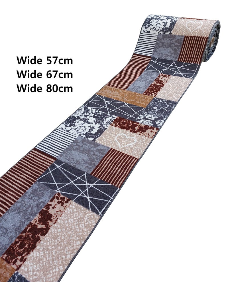 Mac Carpet Modern Style Machine Woven Corridors Rug Wide (57cm, 67cm, 80cm, 100cm, 120cm) (100cm, 260) - Image 4