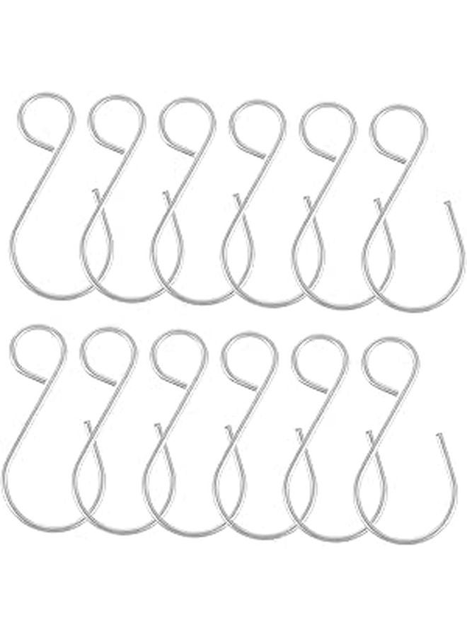 100Pcs Black S Shaped Car Seat Cover Installation Hooks For Automotive Seat Pad - Image 1