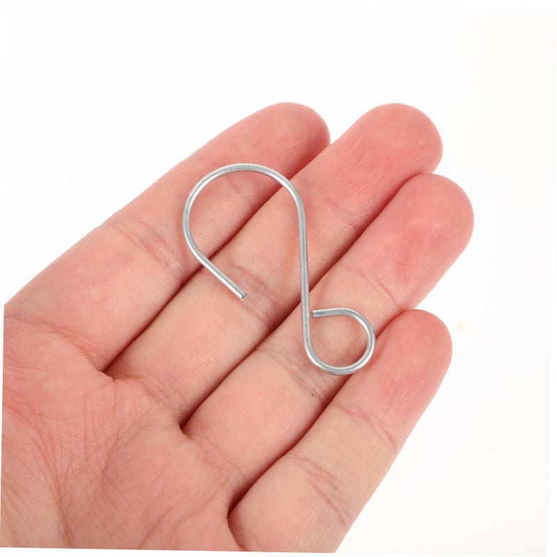 100Pcs Black S Shaped Car Seat Cover Installation Hooks For Automotive Seat Pad - Image 3