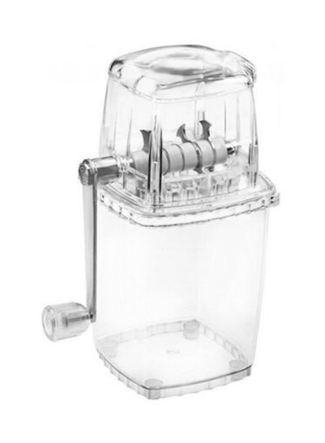 إسكدنيا ماكينة يدوية محمولة لجرش الثلج شفاف 16 x 12.1 x 23.8سم