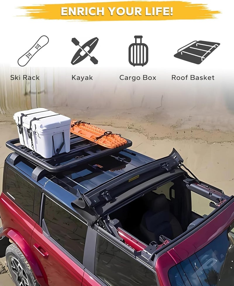 Broaddict Half Roof Rack for 2021-2024 Ford Bronco 4-Door Hardtop - Image 3