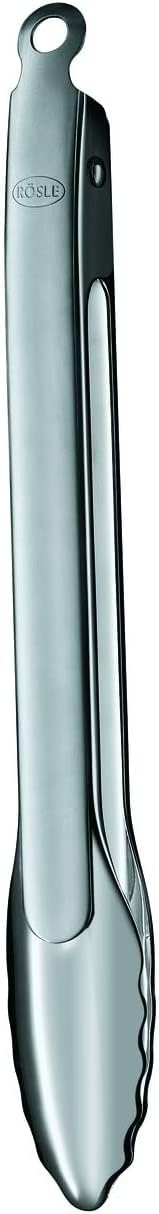 Rösle Stainless Steel 12-inch Lock and Release Tongs (12916) - Image 1
