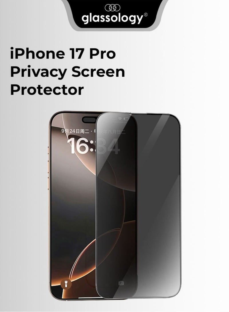 glassology iPhone 17 Pro Triple Shield Bundle – MagSafe Case + Lens Protector + Privacy Screen - Image 3