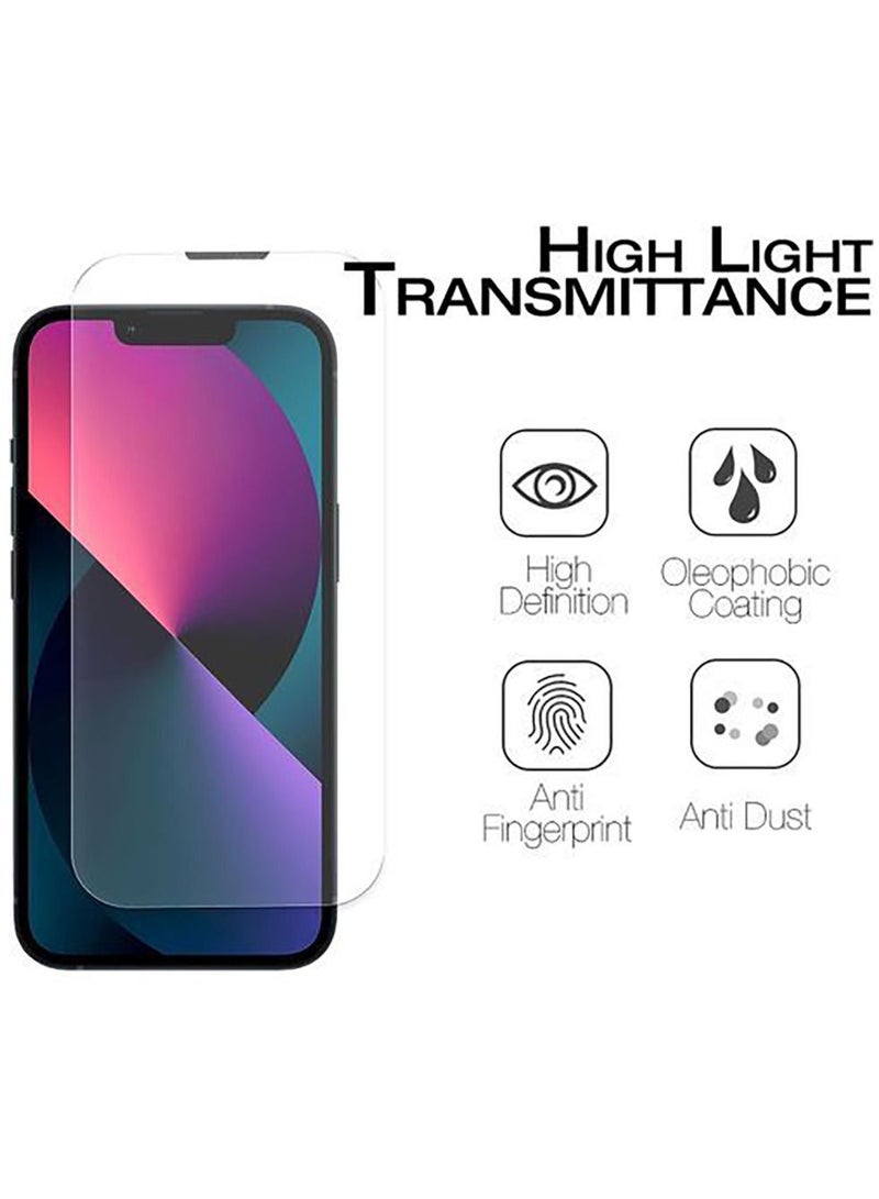 Iphone 13 / 13 Pro (6.1 Inch) Premium Tempered Glass Screen Protector Full Glue & Filter - Transperent - Image 1