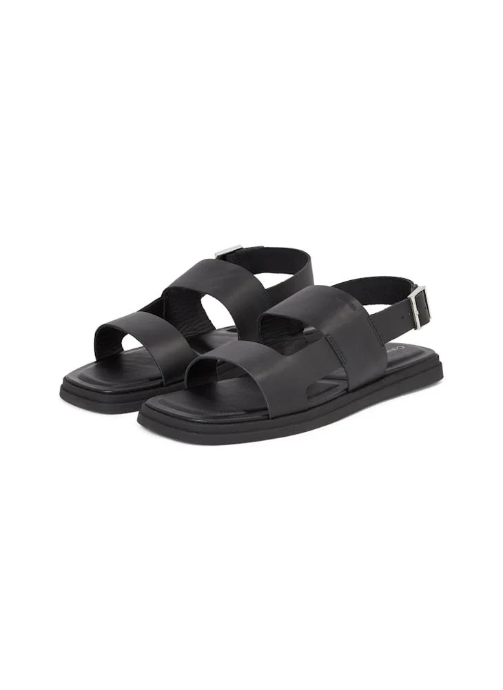 CALVIN KLEIN BACK STRAP SANDALS WITH BUCKLE