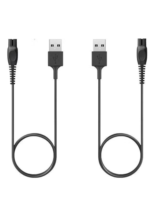5V Charger for Philips Norelco Shaver 2400 2600, Wet & Dry Shaver Series 5000 7000 3000 Compatible with Philips Oneblade QP2724, QP2834, QP1924 USB Charging Cable（2PCS) - Image 3