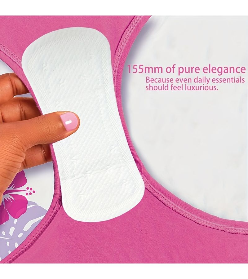 120 Count Unscented Thin Daily Panty Liners For Women Light Absorbency Individually Sealed Breathable And Close Fitting - Image 1