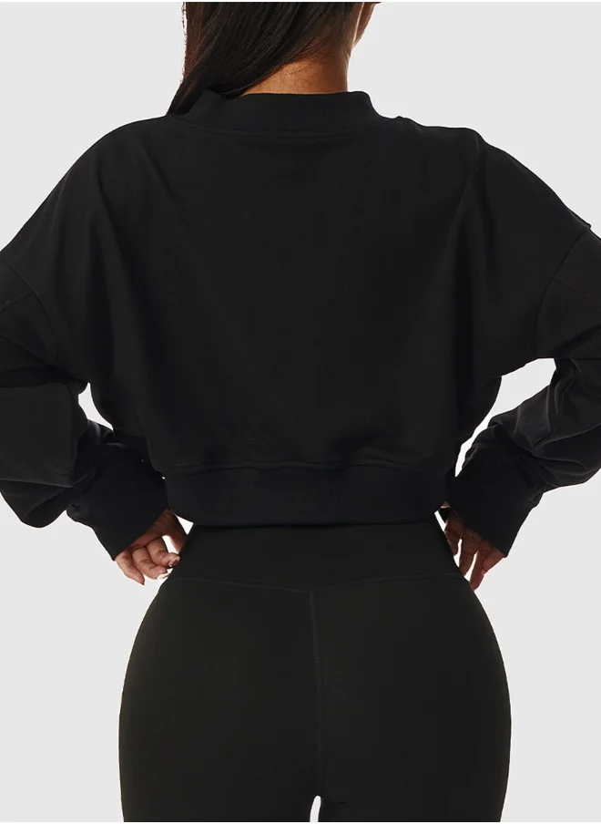 KAWN.YOGA KAWN YOGA Womens Light Sweatshirt - With Pockets.