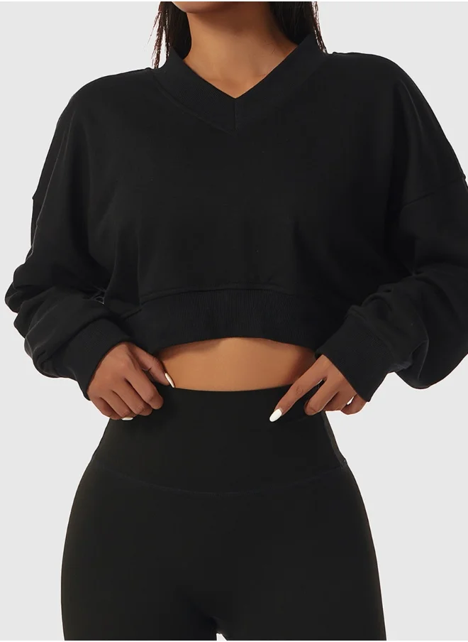 KAWN.YOGA KAWN YOGA Womens Light Sweatshirt - With Pockets.