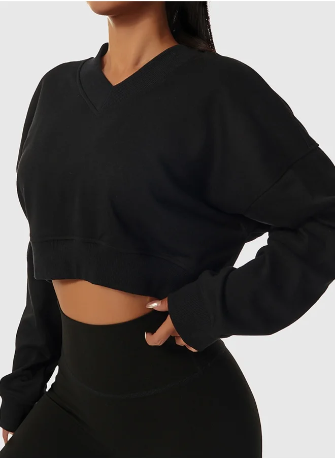KAWN.YOGA KAWN YOGA Womens Light Sweatshirt - With Pockets.