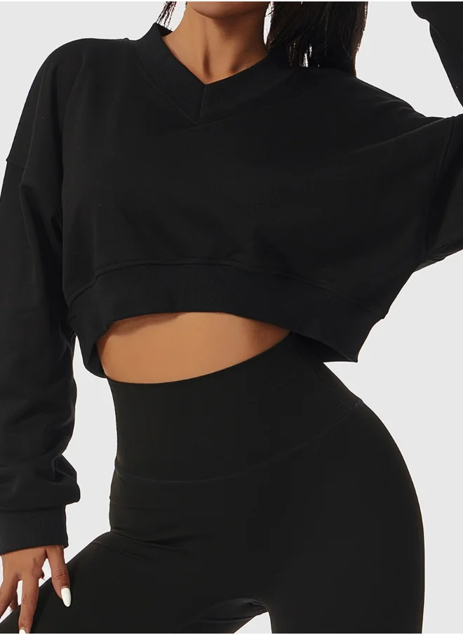 KAWN.YOGA KAWN YOGA Womens Light Sweatshirt - With Pockets.