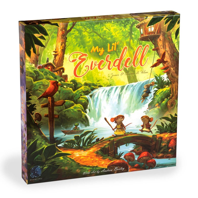 My Lil Everdell Family Board Game for Kids Ages 6 24 Players 30Minute Strategy Game with Worker Placement Resource Dice Standalone Intro to Everdell Universe