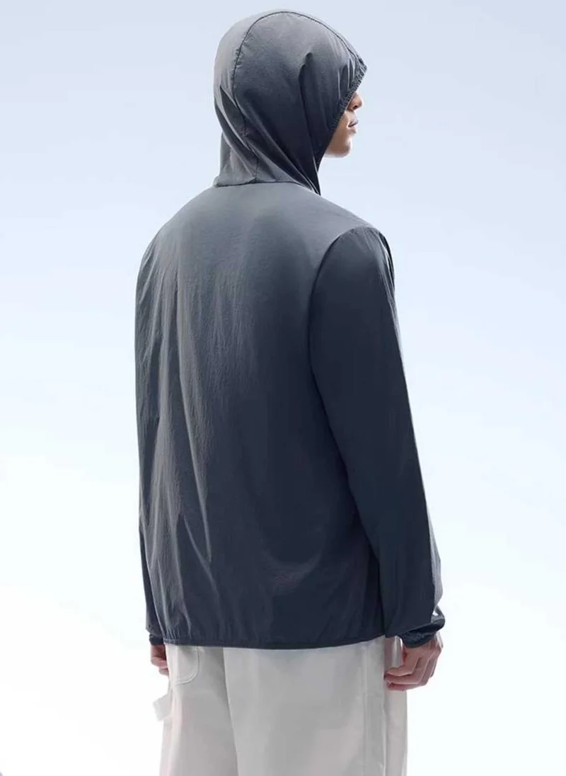 ANTA A-UV PROTECT Regular Fit Workout Training Commute Woven sunscreen jacket