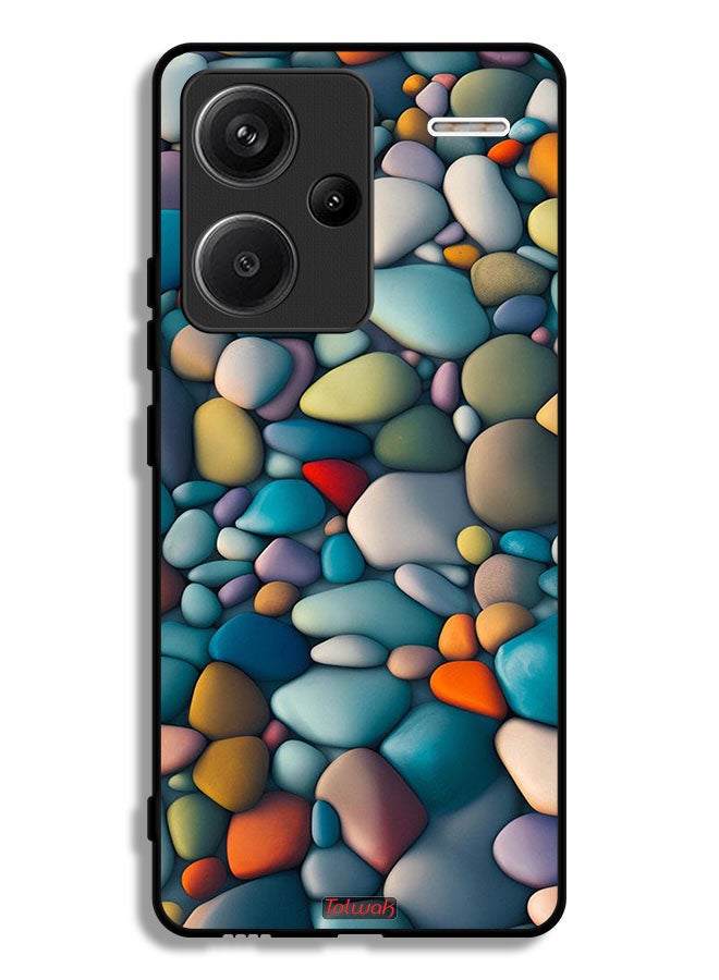Tolwak Xiaomi Redmi Note 13 Pro Plus Protective Case Cover Stones Abstract Pattern - Image 1