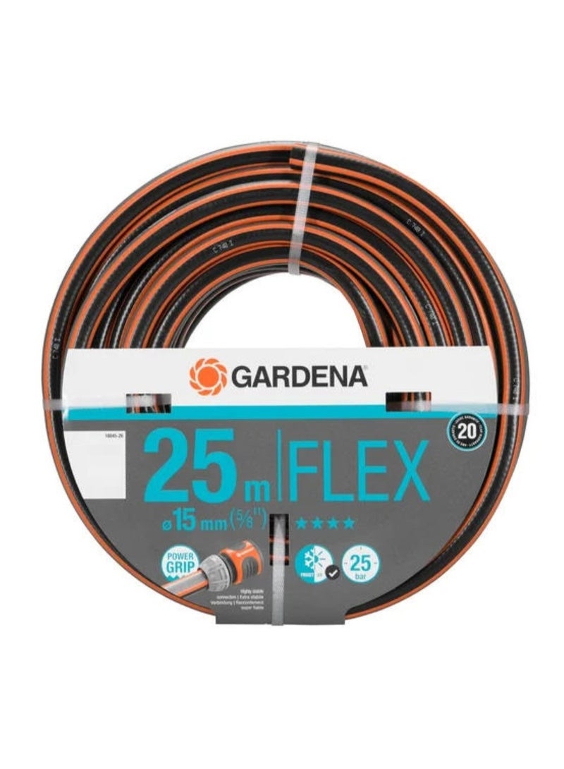 GARDENA Flex Hose Garden Hose With Power Grip Profile Uv Resistant 25 M X 15 Mm - Image 1