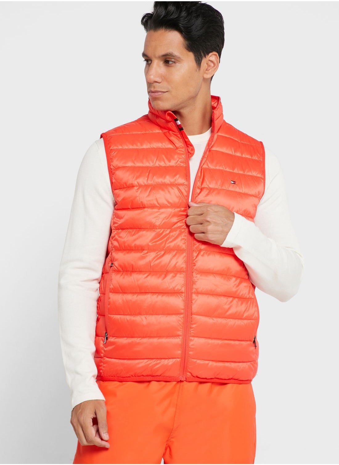 red tommy hilfiger vest