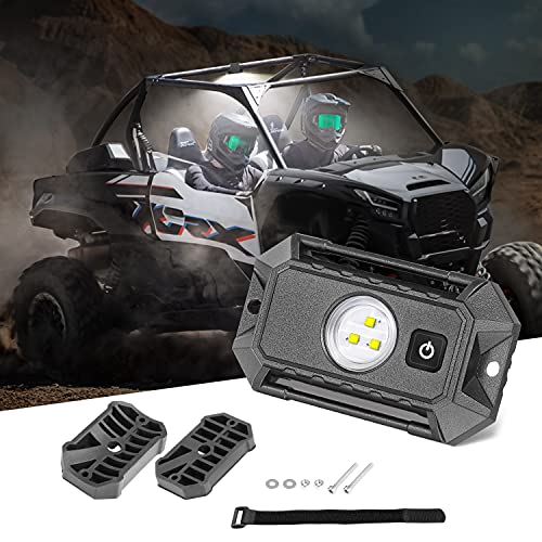 LTEODCHEW UTV LED Dome Light 12V with Switch, LTEODCHEW Universal Roll Bar Mount LED Interior Light for UTV ATV Polaris RZR Can-Am Kawasaki Yamaha Pioneer Talon SXS Truck Off Road - Image 1