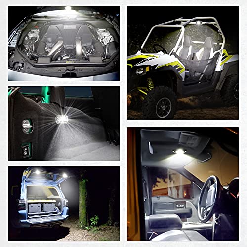 LTEODCHEW UTV LED Dome Light 12V with Switch, LTEODCHEW Universal Roll Bar Mount LED Interior Light for UTV ATV Polaris RZR Can-Am Kawasaki Yamaha Pioneer Talon SXS Truck Off Road - Image 4